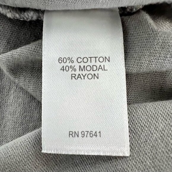 Pure J Jill Womens Elliptical Layered Blouse Top Gray Scoop Neck Petites PS - Picture 10 of 11